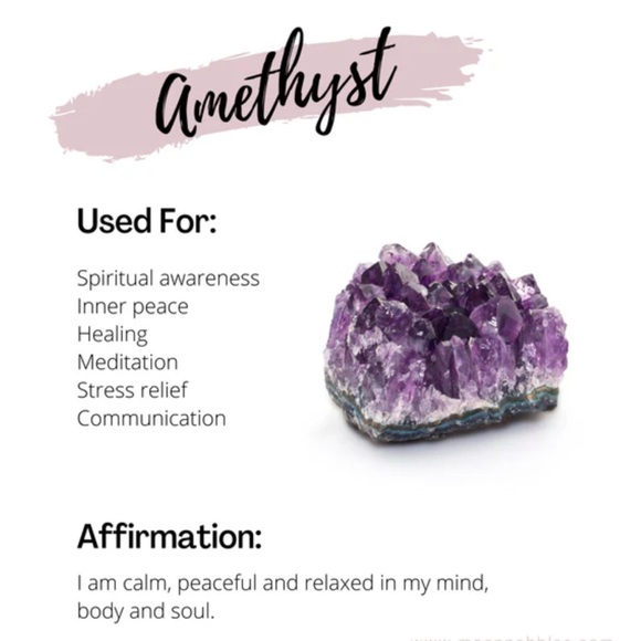 Silver 925, Aquamarine & Amethyst size 6 ring - Picture 9 of 10